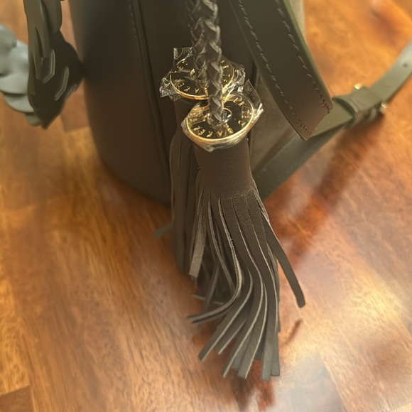 Ted Baker Rojin Leather/Suede Braided Strap Bucket Bag - Picture 6 of 12